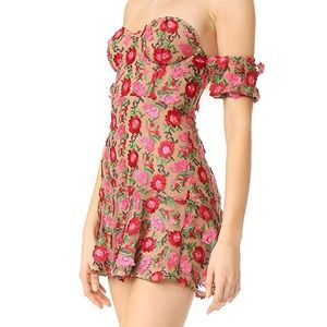 For love and lemons Amelia strapless mini dress